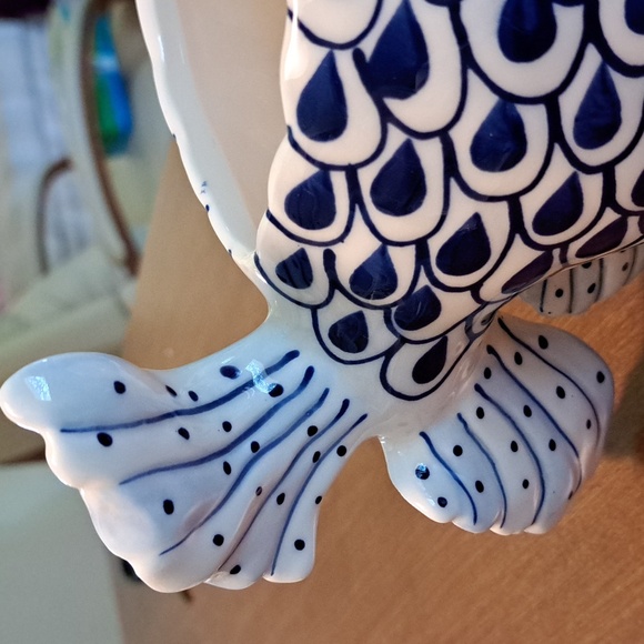 FLASH SALE Fish ceramic planter - Picture 5 of 7